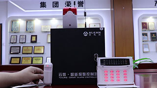 AL-238P智能報(bào)警器報(bào)警接433無(wú)線探測(cè)器報(bào)警演示
